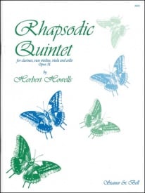 Howells: Rhapsodic Quintet Opus 31 published by Stainer & Bell