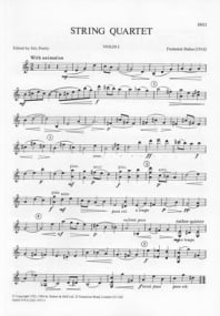 Delius: String Quartet (1916) published by Stainer & Bell - Set of Parts