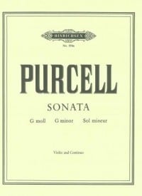 Purcell: Sonata in G minor for Violin published by Hinrichsen