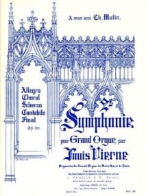 Vierne: Symphony No 2 Opus 20 for Organ published by Hamelle