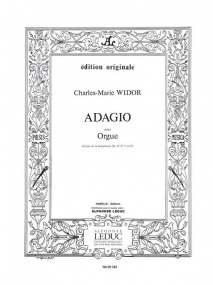 Widor: Adagio from Symphony No. 5 for Organ published by Hamelle