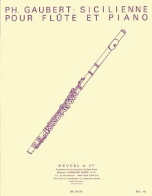 Gaubert: Sicilienne for Flute published by Heugel