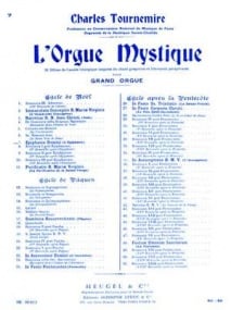 Tournemire: L'Orgue Mystique Volume 14 published by Heugel