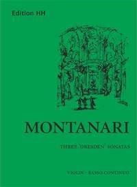 Montanari: Three 'Dresden' Sonatas for Violin published by Edition HH