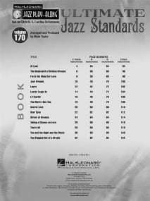 Ultimate Jazz Standards for All Instruments published by Hal Leoanrd (Book & CD)