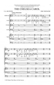 Whitacre: The Chelsea Carol SATB published by Shadow Water