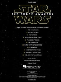Star Wars Episode VII - The Force Awakens for Piano published by Hal Leonard