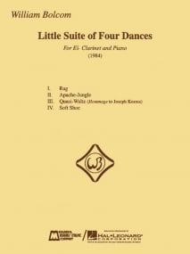 Bolcom: Little Suite of Four Dances for Clarinet published by Edward B Marks