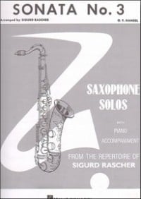 Handel: Sonata No 3 for Alto Saxophone published by Hal Leonard