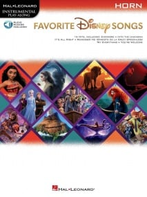 Favorite Disney Songs - Horn published by Hal Leonard (Book/Online Audio)