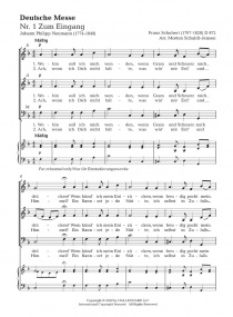 Schubert: Deutsche Messe (D872) published by Hal Leonard - Vocal Score