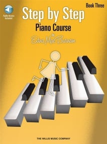 Burnam: Step By Step Piano Course - Book 3 published by Willis (Book/Online Audio)