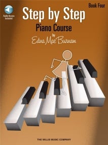 Burnam: Step By Step Piano Course - Book 4 published by Willis (Book/Online Audio)