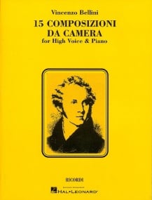 Bellini: 15 Composizioni Da Camera published by Hal Leonard - High Voice[1]
