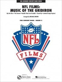 Music of the Gridiron for Concert Band published by Hal Leonard - Set (Score & Parts)