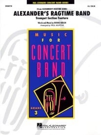 Alexander's Ragtime Band for Concert Band published by Hal Leonard - Set (Score & Parts)