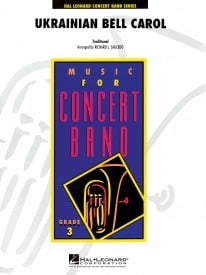 Ukrainian Bell Carol for Concert Band published by Hal Leonard - Set (Score & Parts)