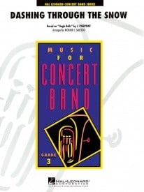 Dashing through the snow for Concert Band published by Hal Leonard - Set (Score & Parts)