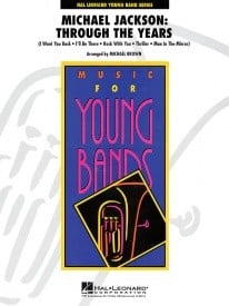 Michael Jackson: Through the years for Concert Band/Harmonie published by Hal Leonard - Set (Score & Parts)