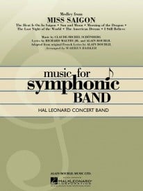 Miss Saigon (Medley) for Concert Band published by Hal Leonard - Set (Score & Parts)