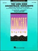 The Lion King Soundtrack Highlights for Concert Band published by Hal Leonard - Set (Score & Parts)