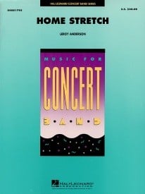 Home Stretch  for Concert Band/Harmonie published by Hal Leonard - Set (Score & Parts)