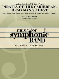 Suite Pirates of the Caribbean: Dead Man's Chest for Concert Band/Harmonie published by Hal Leonard - Set (Score & Parts)
