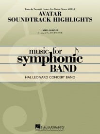 Avatar Soundtrack Highlights for Concert Band/Harmonie published by Hal Leonard - Set (Score & Parts)