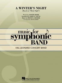 A Winter's Night for Concert Band/Harmonie published by Hal Leonard - Set (Score & Parts)