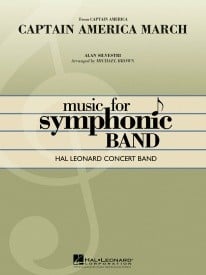 Captain America March for Concert Band/Harmonie published by Hal Leonard - Set (Score & Parts)