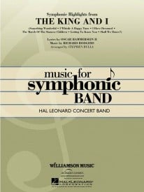 Symphonic Highlights from The King and I for Concert Band published by Hal Leonard - Set (Score & Parts)