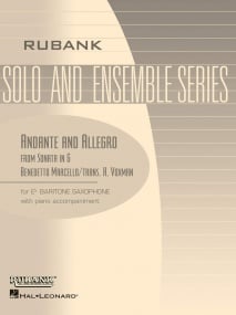 Marcello: Andante and Allegro for Baritone Saxophone published by Rubank