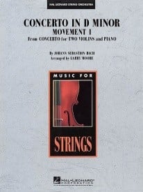 Concerto in D Minor (Movement 1) for String Orchestra published by Hal Leonard - Set (Score & Parts)