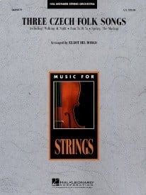 Three Czech Folk Songs for String Orchestra published by Hal Leonard - Set (Score & Parts)