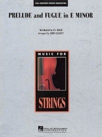 Prelude and Fugue in E minor for String Orchestra published by Hal Leonard - Set (Score & Parts)