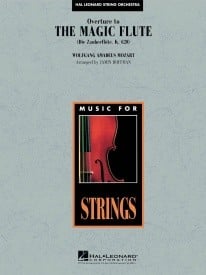 Overture to The Magic Flute for String Orchestra published by Hal Leonard - Set (Score & Parts)