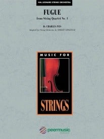 Fugue from String Quartet No. 1 for String Orchestra published by Hal Leonard - Set (Score & Parts)