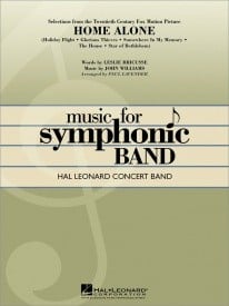Selections from Home Alone for Concert Band/Harmonie published by Hal Leonard - Set (Score & Parts)