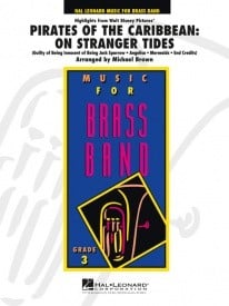 Pirates of the Caribbean: On Stranger Tides for Brass Band published by Hal Leonard - Set (Score & Parts)