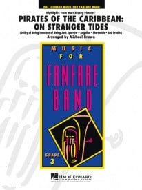 Pirates of the Caribbean: On Stranger Tides for Fanfare published by Hal Leonard - Set (Score & Parts)