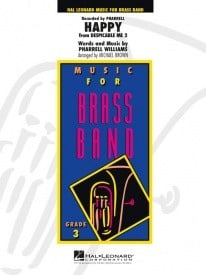 Happy from Despicable Me 2 for Brass Band published by Hal Leonard - Set (Score & Parts)