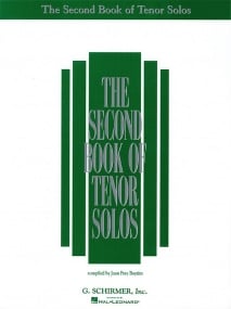 The Second Book Of Tenor Solos published by Schirmer