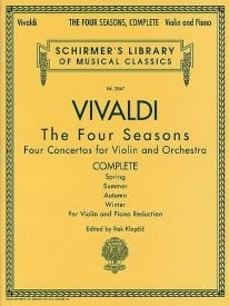 Vivaldi: The Four Seasons - Complete Edition for Violin published by Schirmer