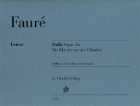 Faure: Dolly Suite Opus 56 for Piano Duet published by Henle