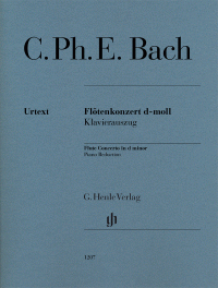 C P E Bach: Flute Concerto in D minor published by Henle