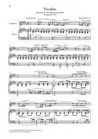 Rachmaninov: Vocalise Opus 34/14 for Voice published by Henle