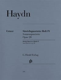 Haydn: String Quartets Volume 4 Opus 20 (Sun Quartets) published by Henle