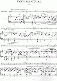Schumann: Fantasiestucke Op 73 for Clarinet in A or Bb published by Henle Urtext