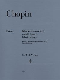 Chopin: Piano Concerto No 1 in E Minor Opus 11 published by Henle