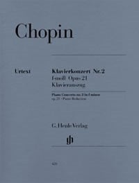 Chopin: Piano Concerto No 2 in F Minor Opus 21 published by Henle